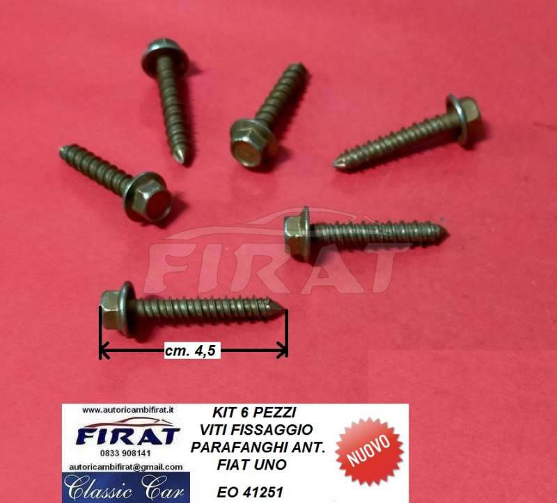 VITI FISSAGGIO PARAFANGHI FIAT UNO (41251)